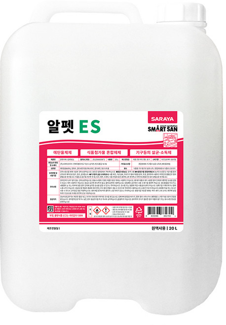 알펫ES 20L곡물발효알코올 58.8%, 알펫 ES 20L, 1개, 20L
