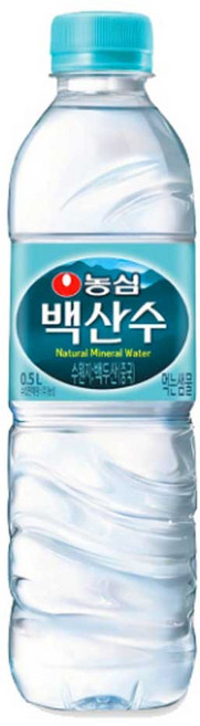 백산수 천지차이 생수 유라벨, 500ml, 60개