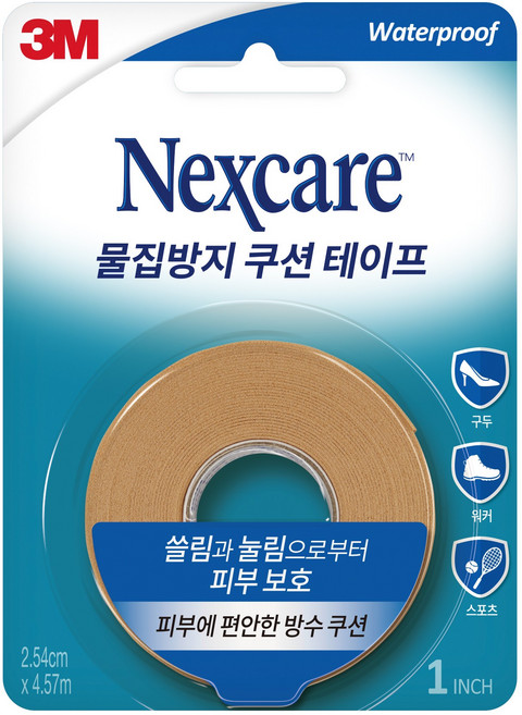 3M 넥스케어 물집방지쿠션 테이프, 1개