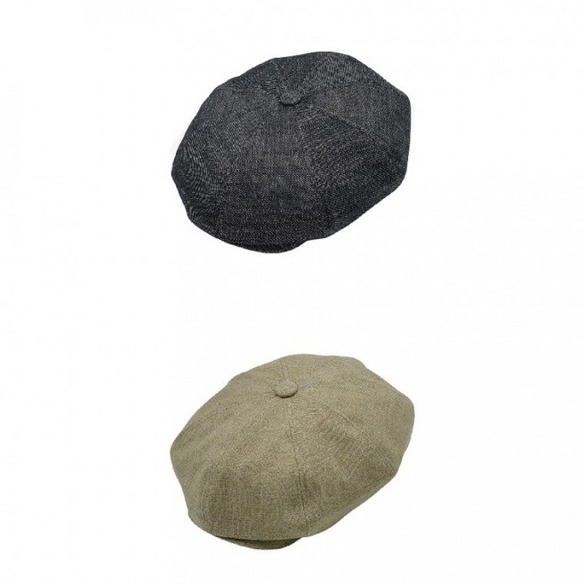 시원한 면 100% 여름 뉴스보이캡 8각 캐스켓 스냅버튼 트윌 코튼 빵모자 LDG1597