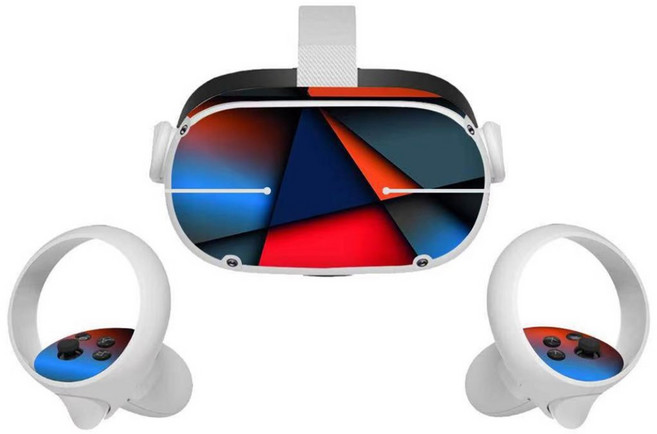 오큘러스 퀘스트2 스타일 스티커 데칼 보호 악세사리, B type, 1개