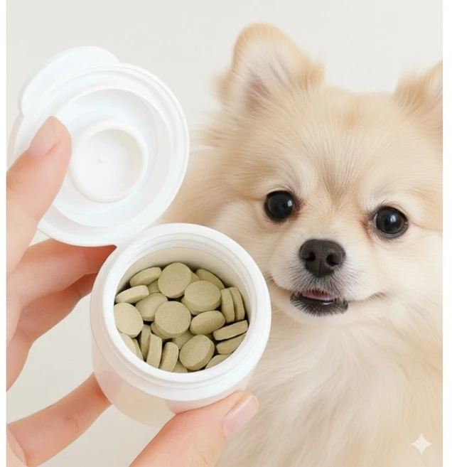 강아지 수면제 고양이 신경 안정제 진정제 분리불안 스트레스 완화제 멀미약 보조제, 1개 - 쿠팡