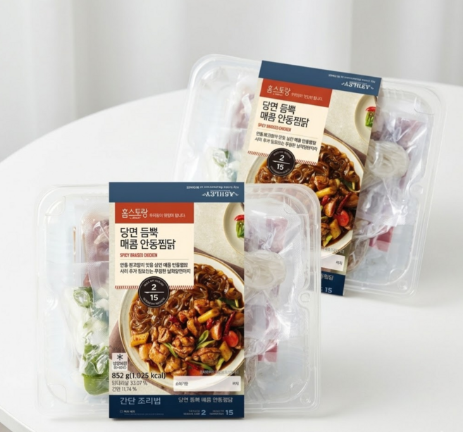 애슐리 당면 듬뿍 매콤 안동 찜닭 2인분, 852g, 2개