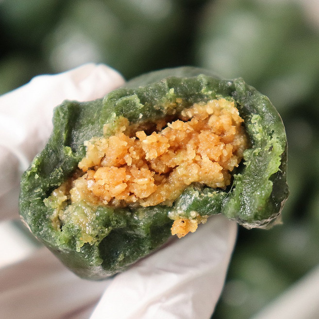 진도 해풍 쑥송편 흑임자송편 녹두송편 깨송편 2Kg 1box, 1박스, 깨