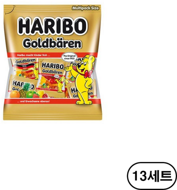 하리보 골드베렌 젤리, 250g, 26개