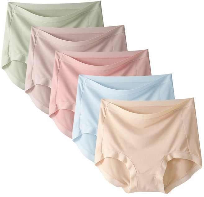 여성 하이웨이스트 고탄력 50수 모달 팬티 5P