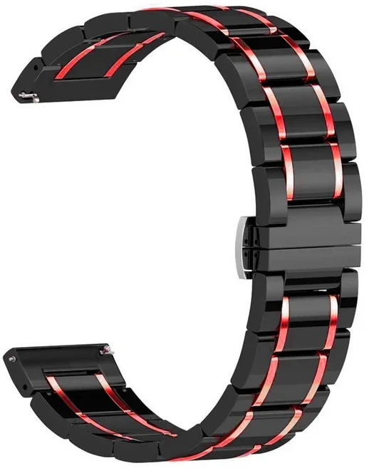 가민 Forerunner 용 20밀리미터 세라믹 + 메탈 스트랩 970 570 165 965 265 55 손목 밴드 Approach S50/Viv, 04 Black red, 04 Vivomove Trend
