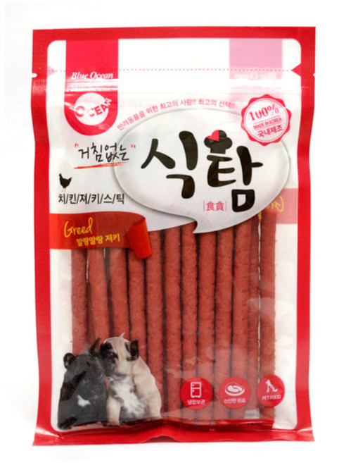 영양가득 닭고기 애견저키 5개 강아지 강아지저키 애완동물 애견훈련용간식 간식