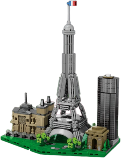 [나노킹-감성블럭] 스카이라인 나노블럭 글로벌 풍경 시리즈 DN185, 1개, 프랑스