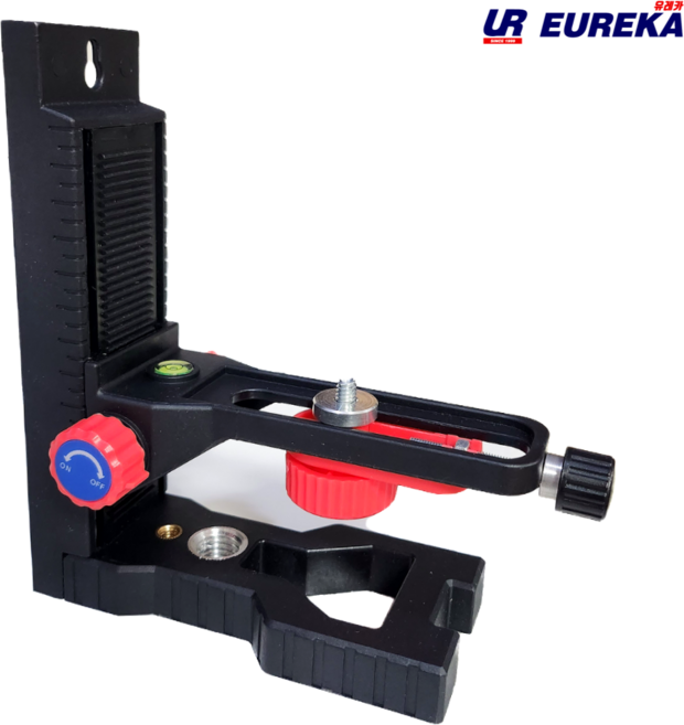 레이저 레벨기 브라켓 월브라켓 벽거치대 자석브라켓 상하조절기 UR-BK2 측정기 3D 4D 호환용, 1개