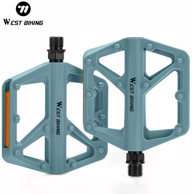 WEST BIKING 나일론 가속 페달, 1세트, Blue