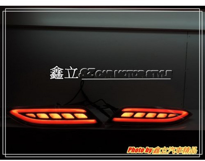 HRV 16-17 日規 方塊款 LED 光柱 後保桿燈, 1個