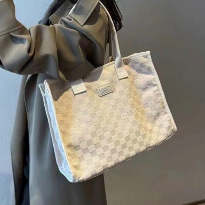 데일리 위빙 토트백 숄더 겸용 심플 가방