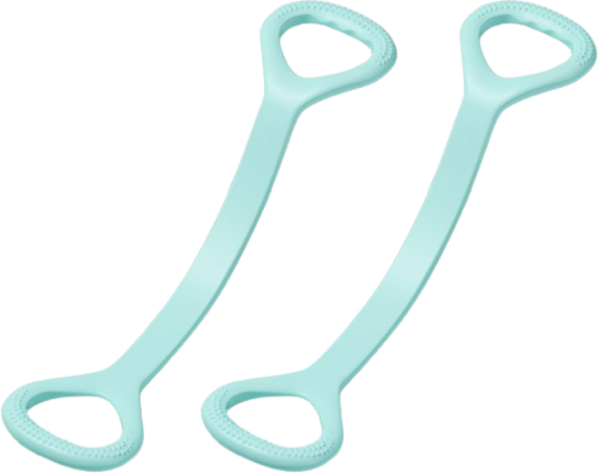 루비코어 고탄력 스트레칭 운동밴드, 2개, 그린