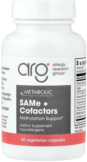 Metabolic Maintenance SAMe + 코팩터 200mg 캡슐 60정 MBM-00156, 1개 - 쿠팡