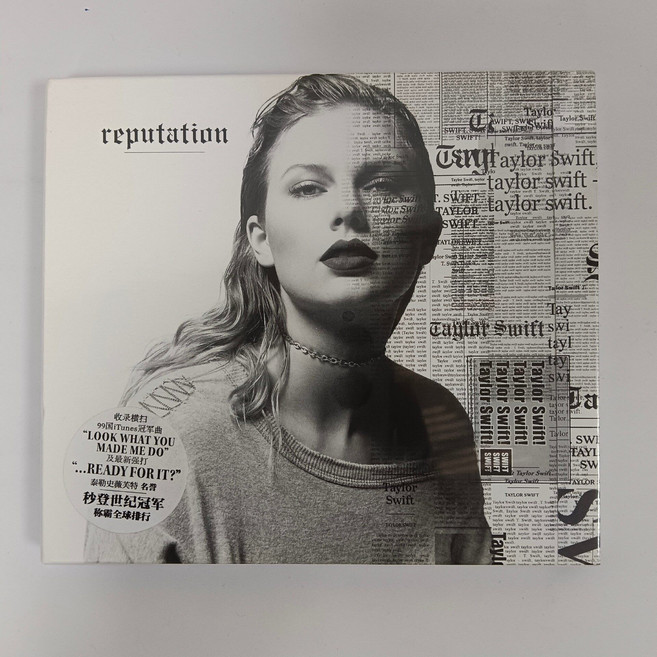 Taylor Swift 黴黴《reputation 名譽》CD+歌詞本, 如圖所示
