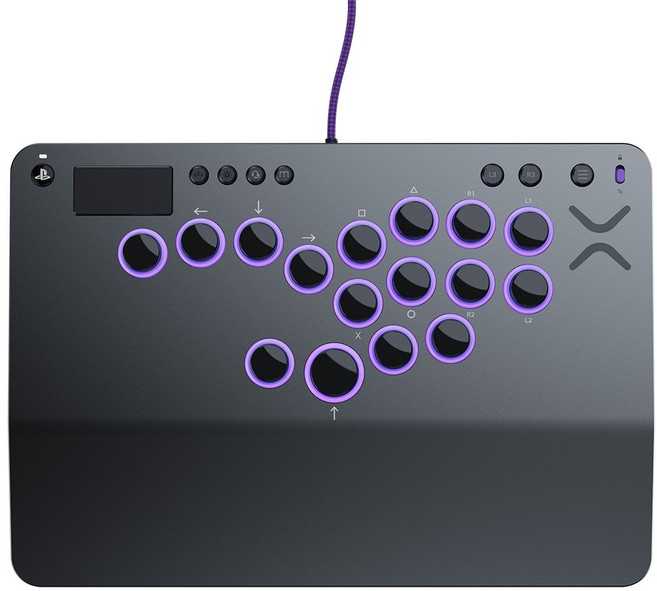 터틀비치 빅트릭스 프로 Victrix Pro KO Fight Stick 플스5 PC 히트박스 컨트롤러, 1개, 회색