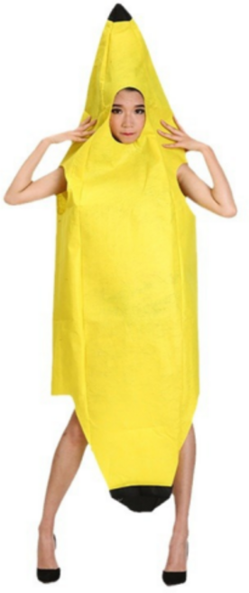 핫스윗 바나나 코스튬 의상 여성용