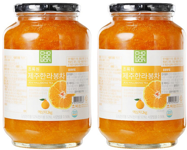 초록원 제주 한라봉차, 2kg, 1개입, 2개