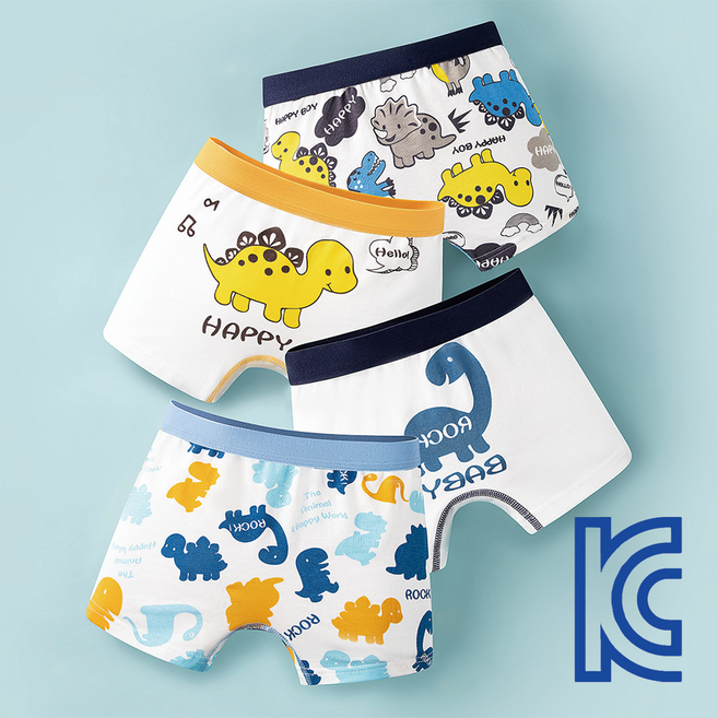 와이비비 유아 남아 팬티 공룡 쥬라기 사각 드로즈 Y087