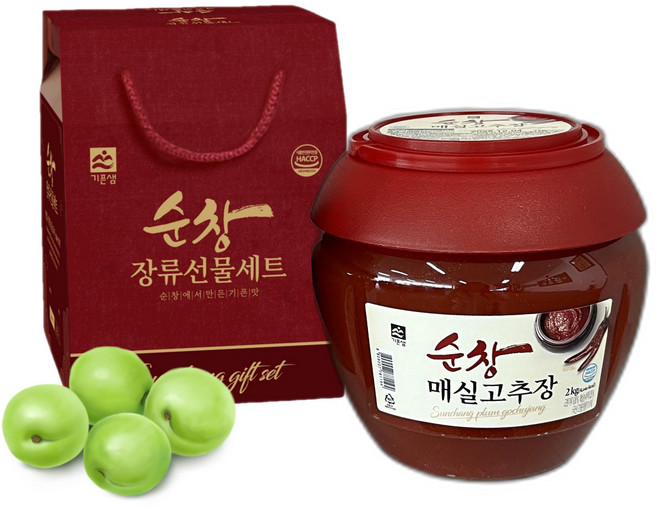 기픈샘 순창 2kg 매실고추장, 1개