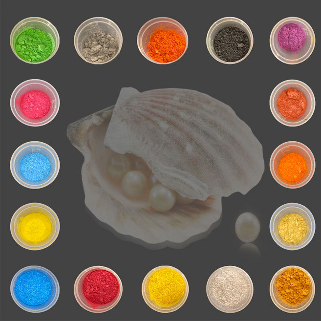 마이카 펄 분말 16종 50g 파우더 천연 비누색소 화장품 컬러 비누만들기재료, 피그먼트 블랙, 1개