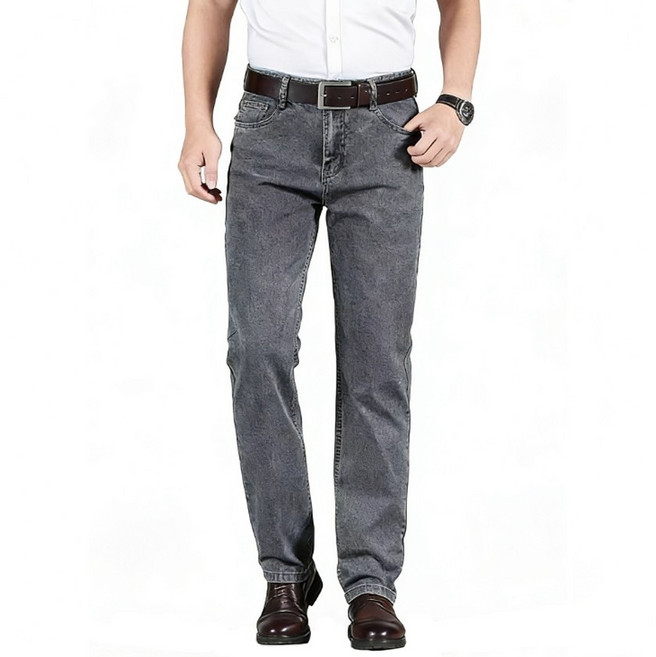 차쿠 남성 여름 중년 50 60대 아빠 편한 청바지 얇은 데님 팬츠