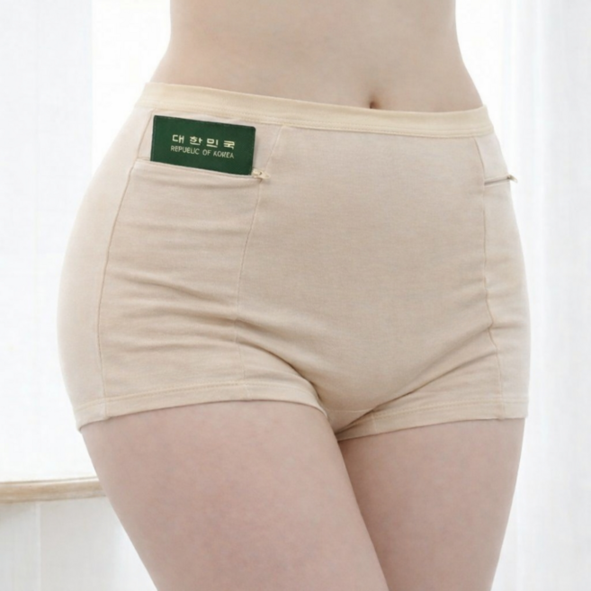 소매치기 도난 방지 여권 팬티