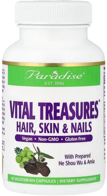 Paradise Herbs Vital Trusts 베지 캡슐 60정 PAR-77719, 1개 - 쿠팡