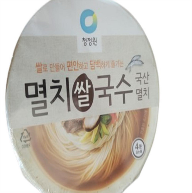 청정원 쌀로만든 멸치 컵쌀국수, 92g, 36개