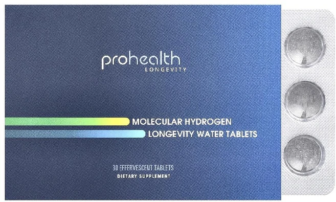 프로헬스 롱제비티- 분자 수소 Molecular Hydrogen 장수 정제 발포성 30정, 1개 - 쿠팡