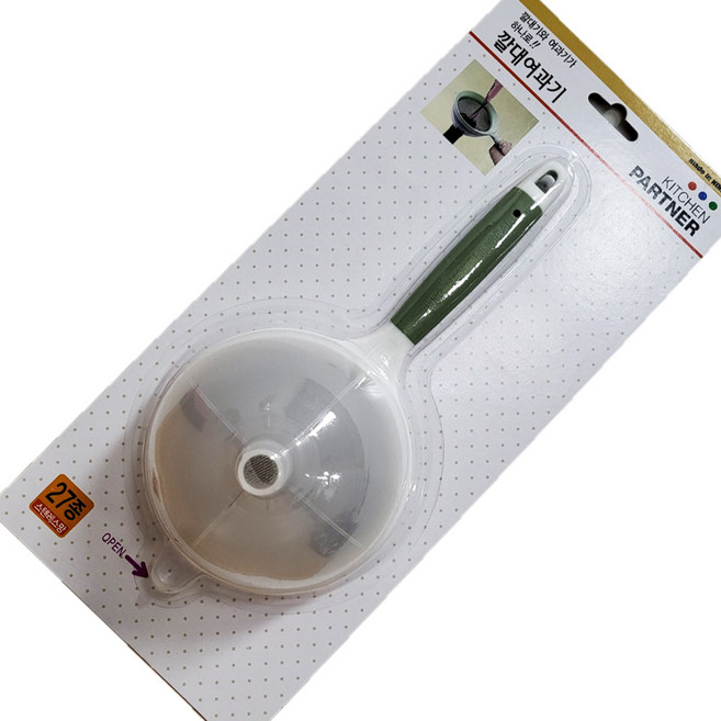 주방 여과기 깔데기세트 거름망 깔때기 채반, 대, 1개