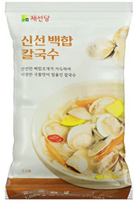 채선당 백합칼국수 1060g(2인분) + 채선당 칠리소스 280g, 1개, 1.06kg