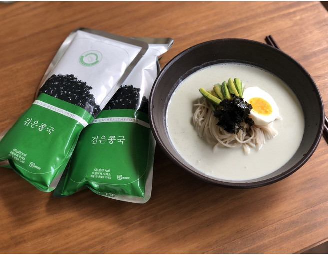 서리태 콩물 콩국 콩국수 검은콩 무가당 두유 국산서리태 건강식 여름별미 업소용 콩쿡맘 좋은콩식품 검은콩국, 20개, 430ml