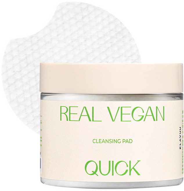 클라뷰 리얼 비건 퀵 클렌징 패드, 1개, 50매입