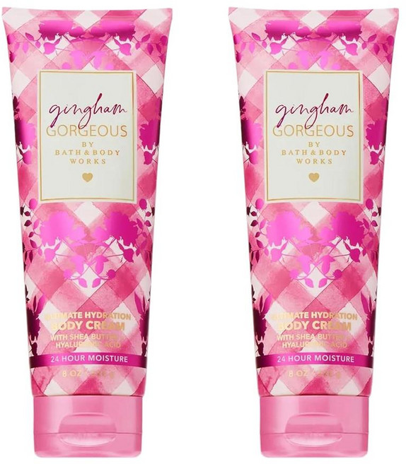 Bath& Body works 배스앤바디웍스 깅엄 고저스 바디크림 226g 2개