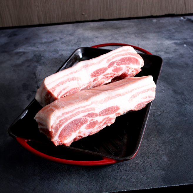 이베리코블랙 듀록삼겹살 치마살 갈매기살 꽃목살, 골든듀록삼겹살, 1개, 600g