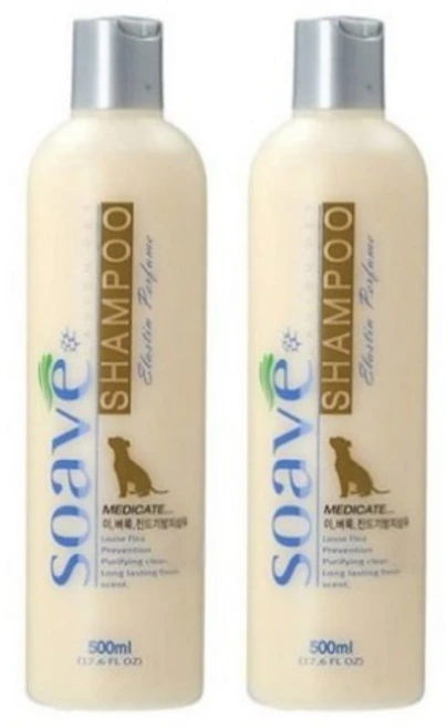 쏘아베 이 벼룩 진드기 샴푸, 2개, 500ml - 쿠팡
