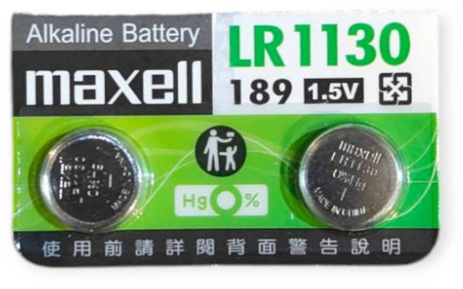 日本製 MAXELL LR1130 水銀電池, 1個, LR1130一顆