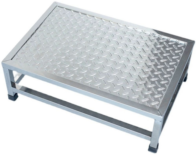 미끄럼방지 작업 발판 스테인레스 1단 디딤대 계단 40x30x10cm 작업대, A. 미끄럼 방지판 40x30 높이 10