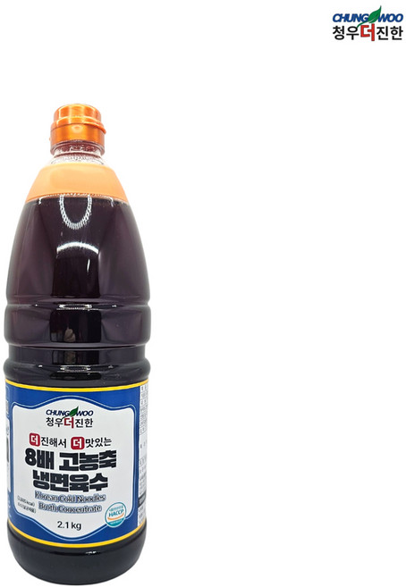청우 더진한 고농축 냉면육수 (8배농축), 2.1kg, 8개