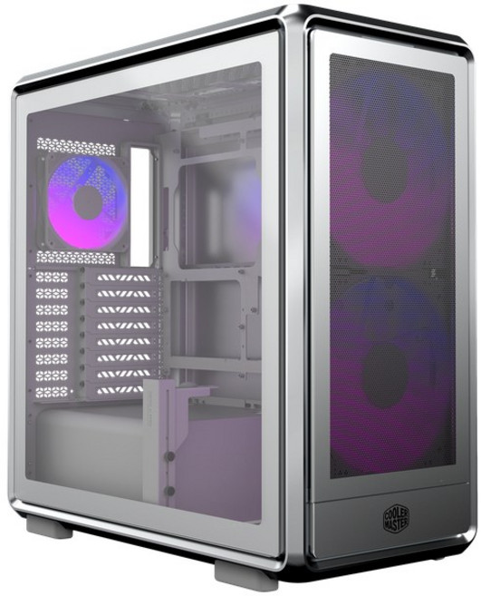 CoolerMaster MasterFrame 600 MESH E-ATX機殼 預裝ARGB風扇x3, 1個, 銀色