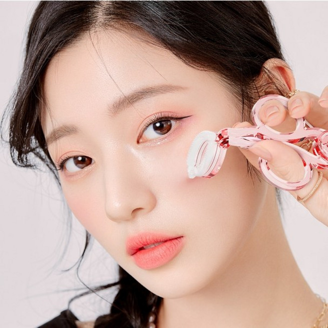 이지렌즈 아이오프너 소프트렌즈 끼는 도구 빼는 도구, 핑크, 1개