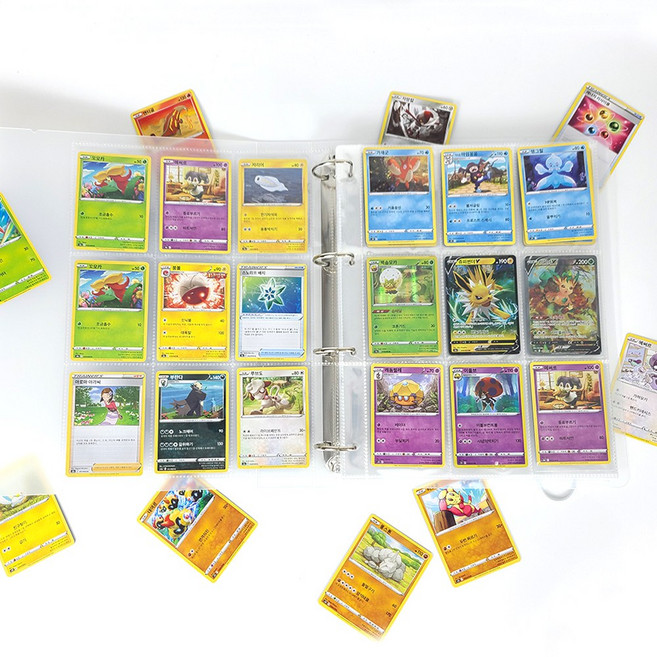 9포켓 포켓몬카드 앨범 바인더 포카 보관함, 속지20매+바인더, 1개