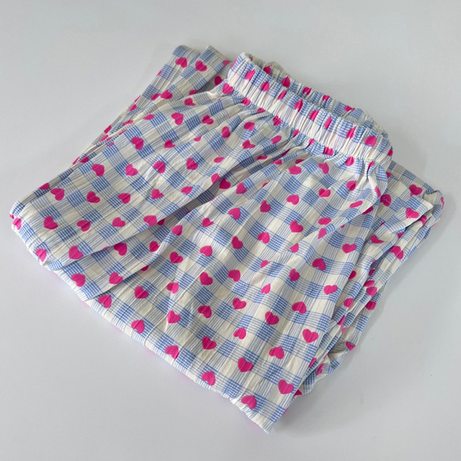 탑트레일 러블리 여성 하트 잠옷 바지 파자마바지