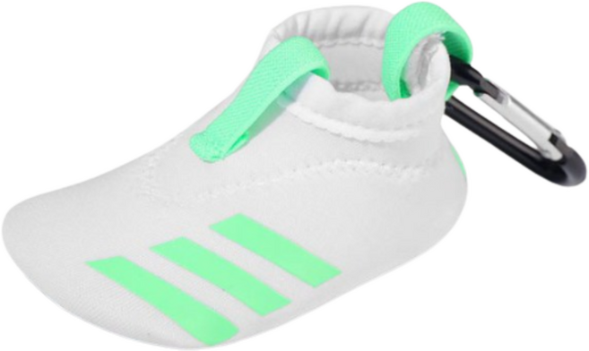 아디다스 케이오스 골프공 볼주머니 파우치 고리형 케이스 2구, HG0794 화이트라임, 1개