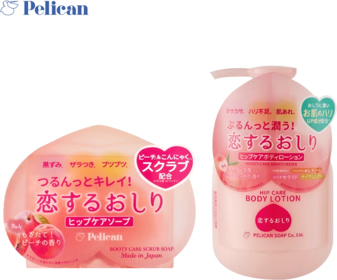 엉덩이비누 + 엉덩이로션 / 각질 보습 세트 / 코이스루오시리, 80g, 1개입 - 쿠팡