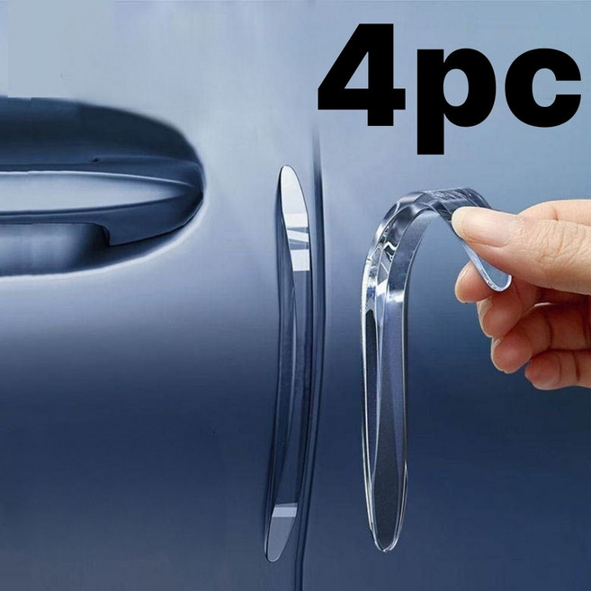 뿌리담 실리콘 도어가드 자동차 문콕방지 문보호 문쾅 4pc, 1세트, 투명