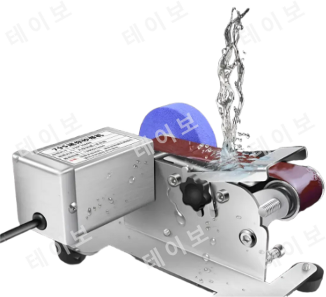 전동 칼갈이 습식 그라인더 칼 가위 연마 샤프너 기계, A. 방수모터 7단 조절  물 연삭 패키지A, 1개, 실버