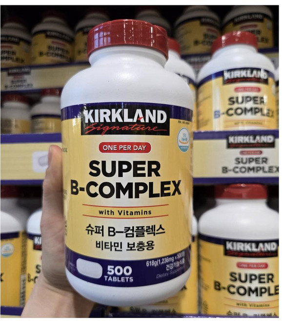 코스트코 Kirkland Signature 커클랜드 슈퍼B 콤플렉스, 500정, 5개